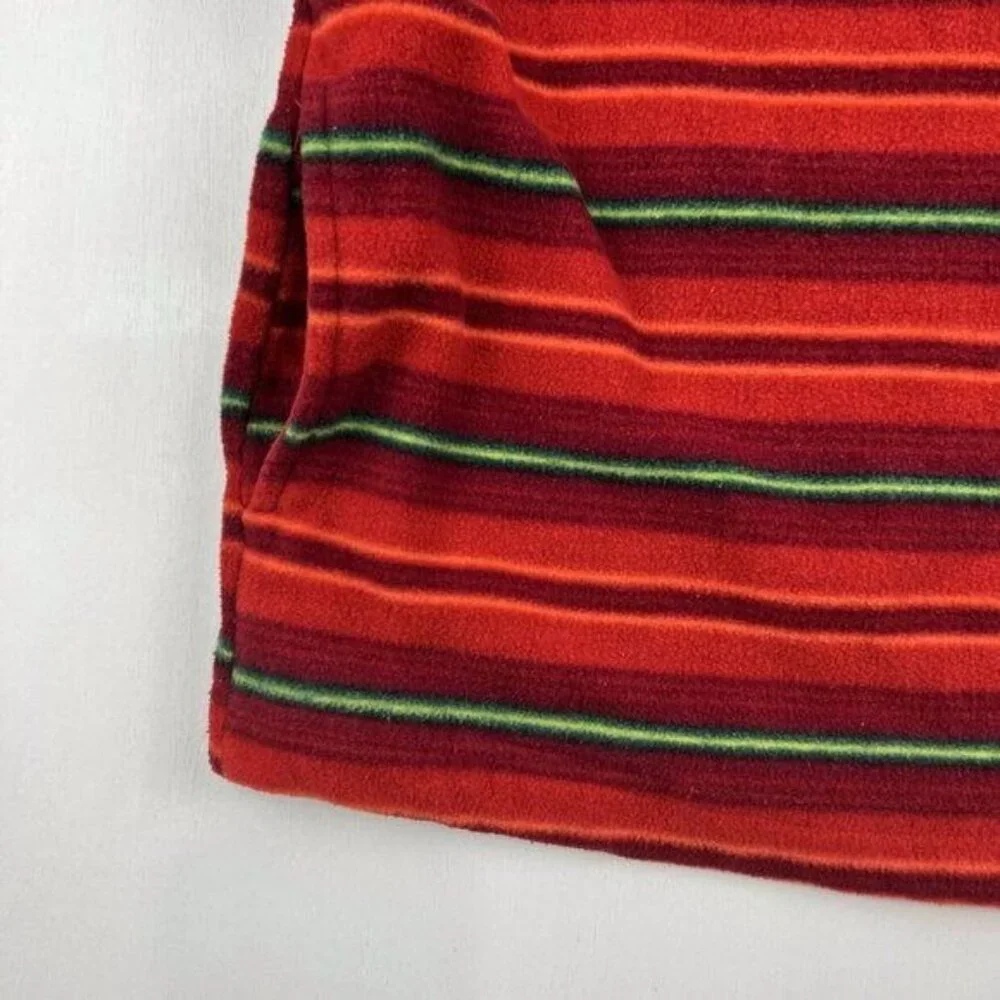 •Vintage• Gap Pro Fleece Quarter Zip Pullover in Sunset Stripe XS (4-5)